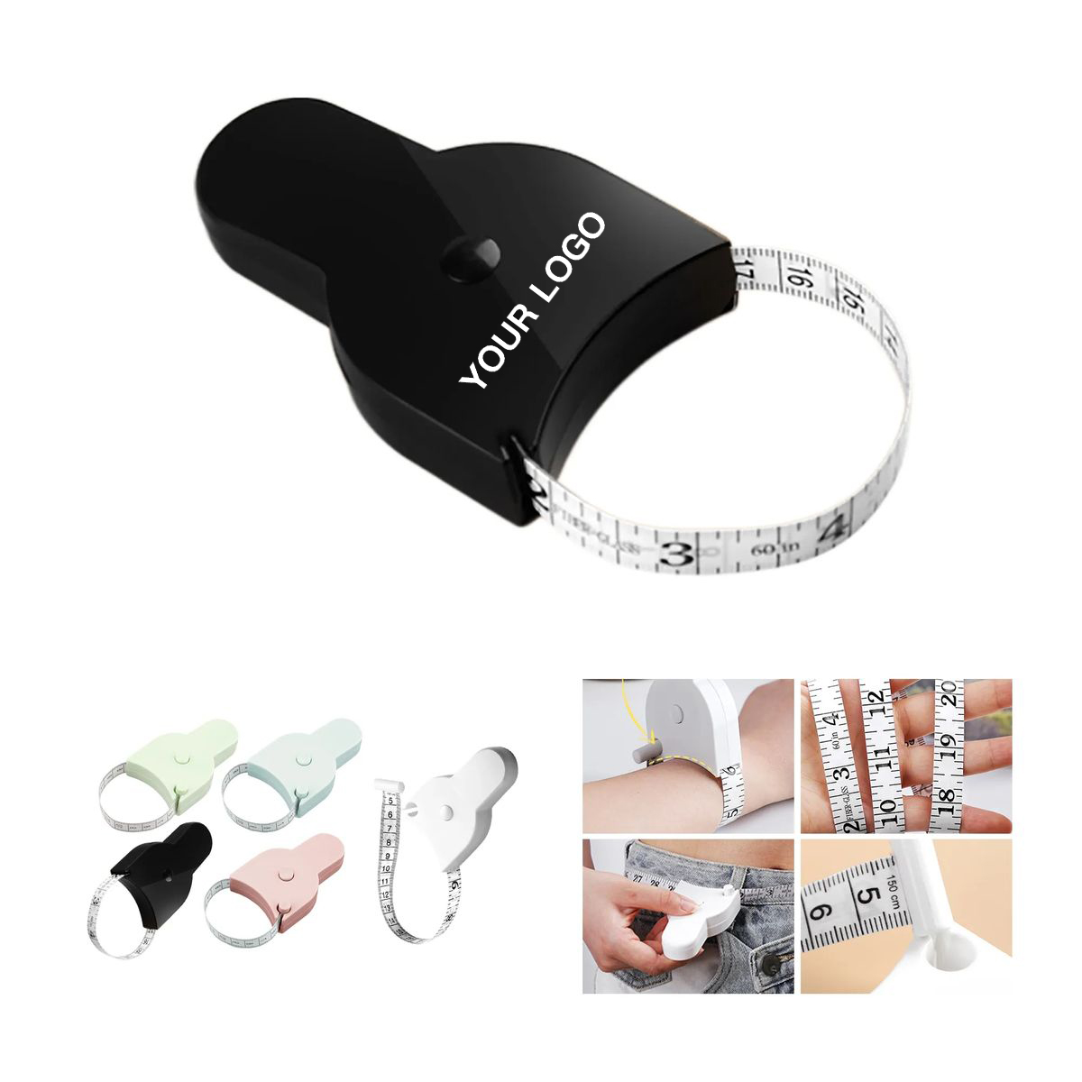 ABS and PVC Body Tape Measure with Clear Markings 1