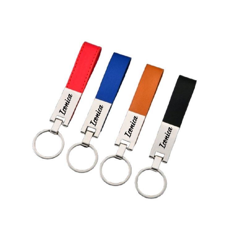 Leather Metal Keychain 3