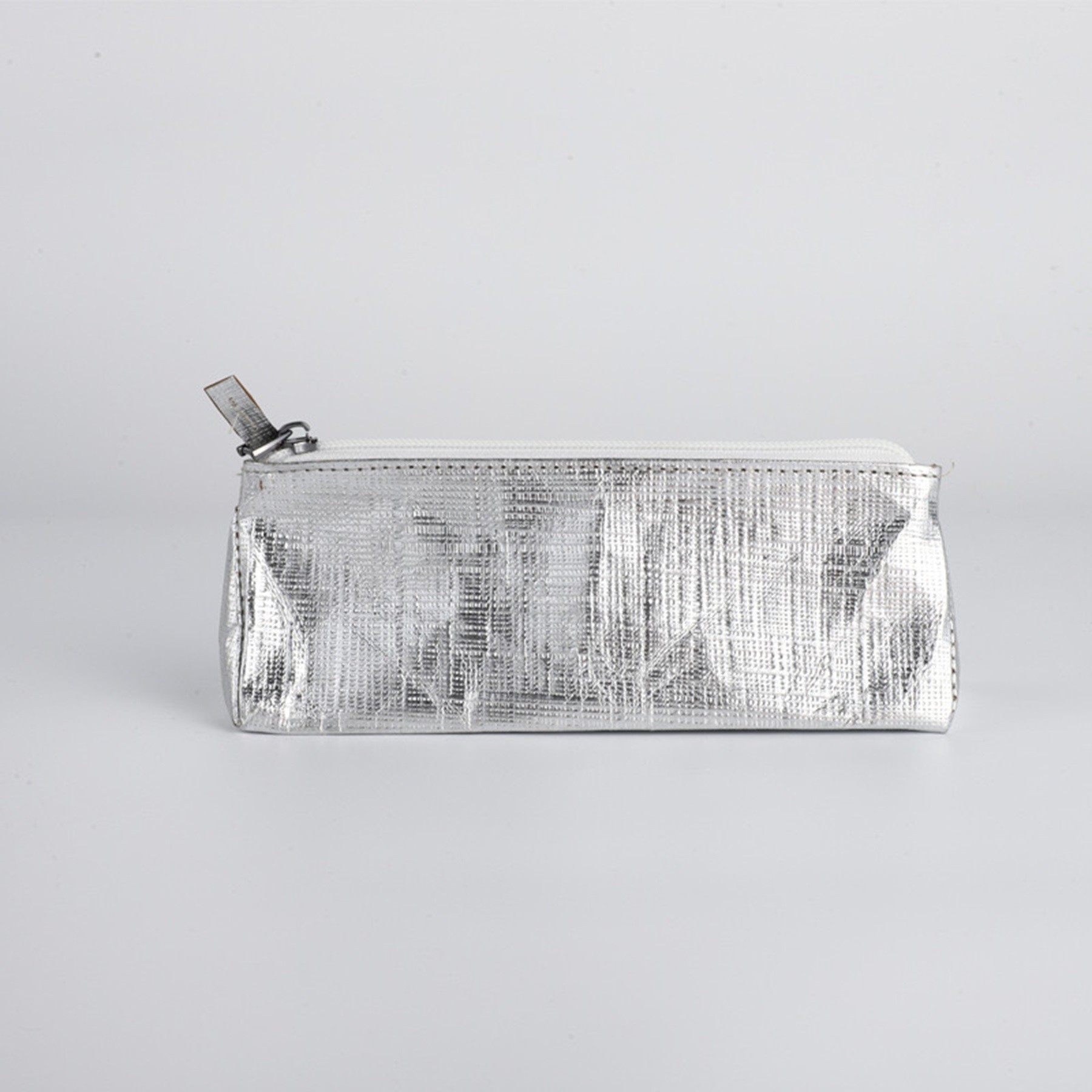 Solid Color Unisex Zipper Pencil Case 9