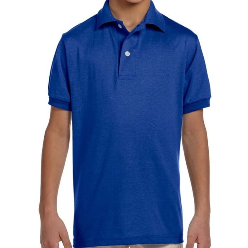 Jerzees Youth 5.6 Oz., 50/50 Jersey Polo With SpotShield™ 3