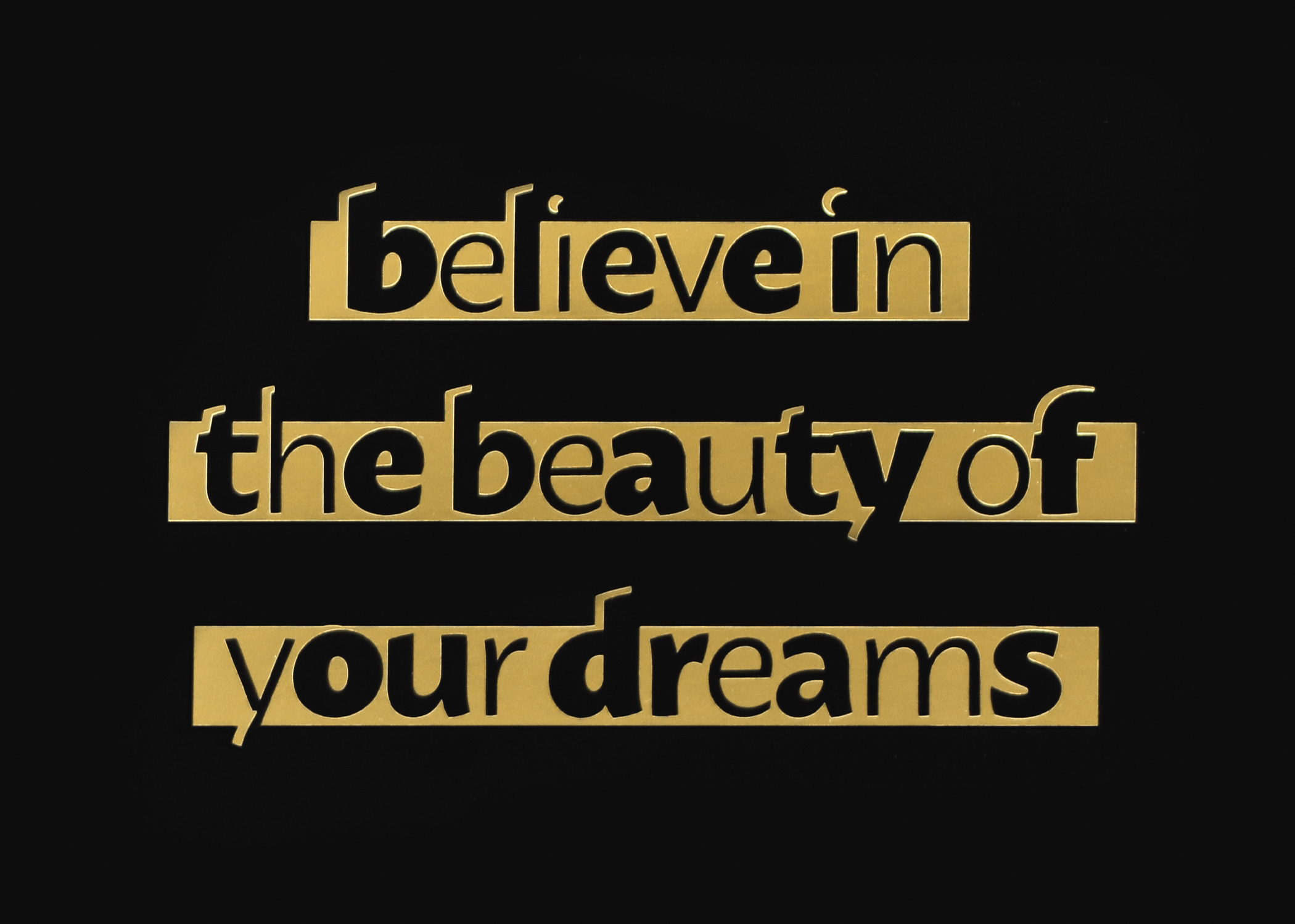 "Believe in your Dreams" - Just Because Greeting Card 1
