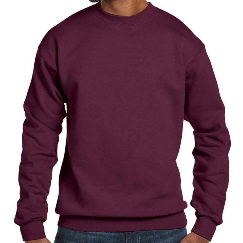Hanes 7.8 Oz. ComfortBlend® EcoSmart® 50/50 Fleece Crew, custom hoodie or sweatshirt with logo imprint 6