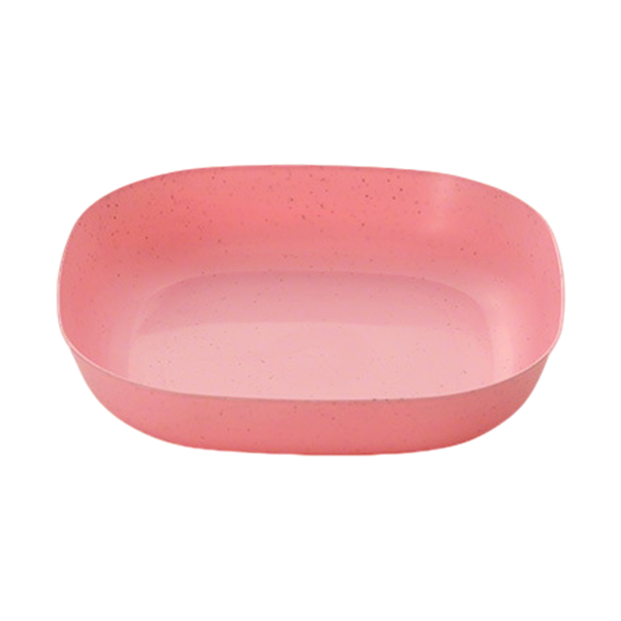 Wheat Fiber Dessert Plate 6" Round Edge Space Saving 5