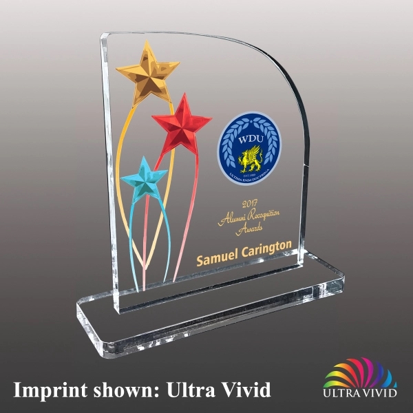Acrylic Star Award - Ultra Vivid Color