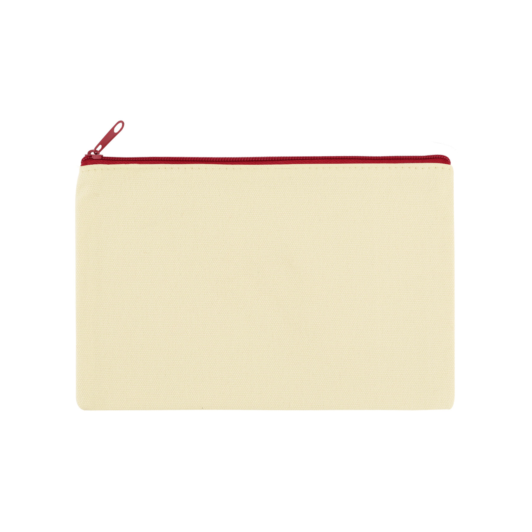9" x 6" Cotton Canvas Zipper Pouch 17