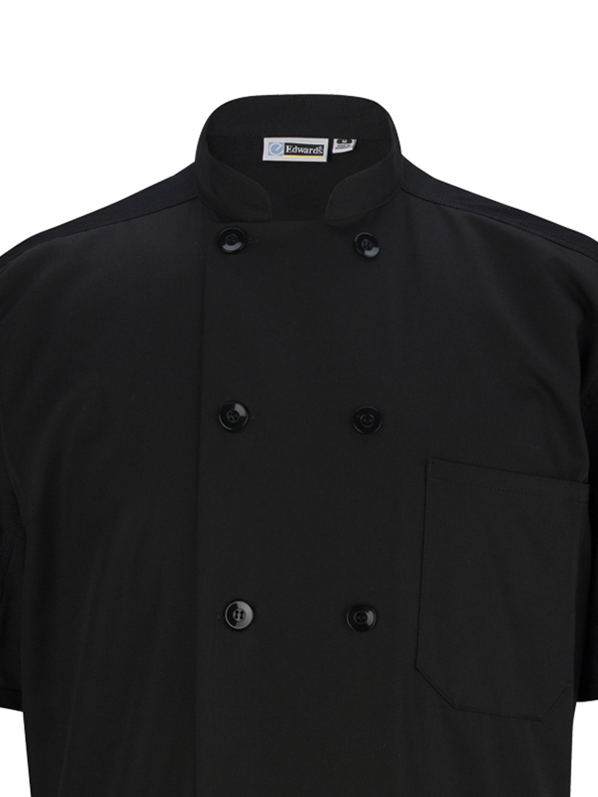 Edwards Industries - Unisex 10-Button Mesh-Back Chef Coat 6