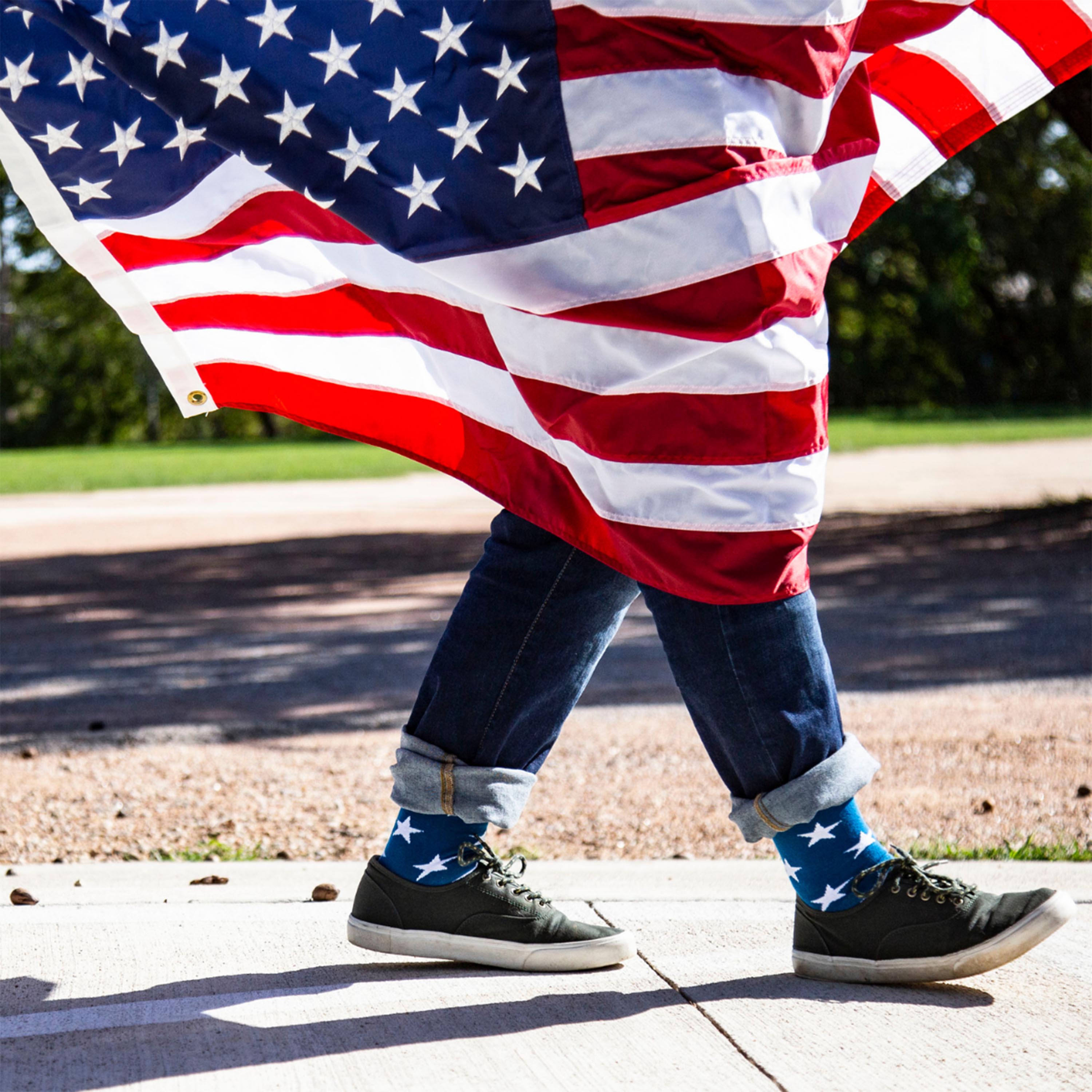 Crew USA Socks - Patriotic Footwear for American Pride - American Made 1