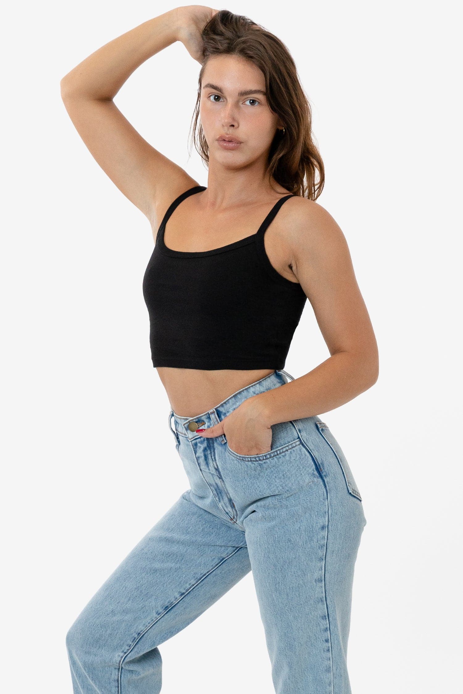 BABY RIB SPAGHETTI CROP TANK 3