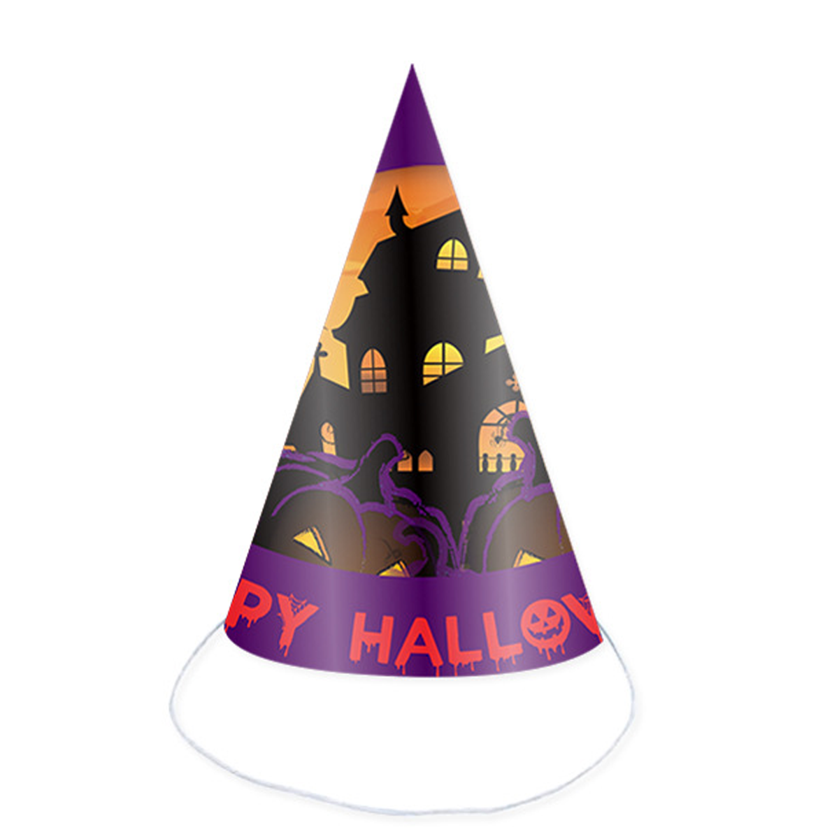 Custom Halloween Paper Party Hat 13