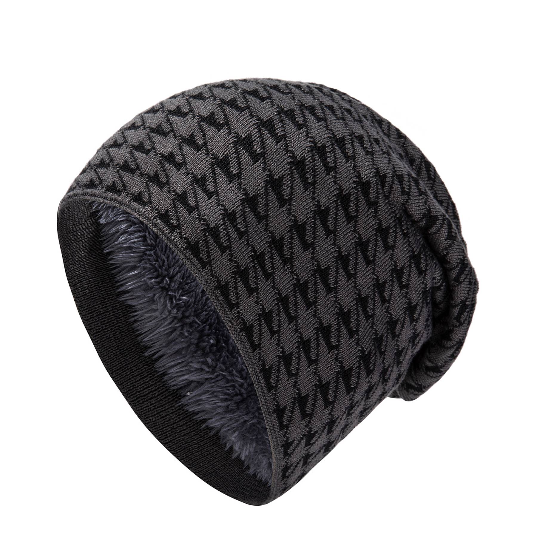 Mens Plus Fleece Ear Protection Hat 8