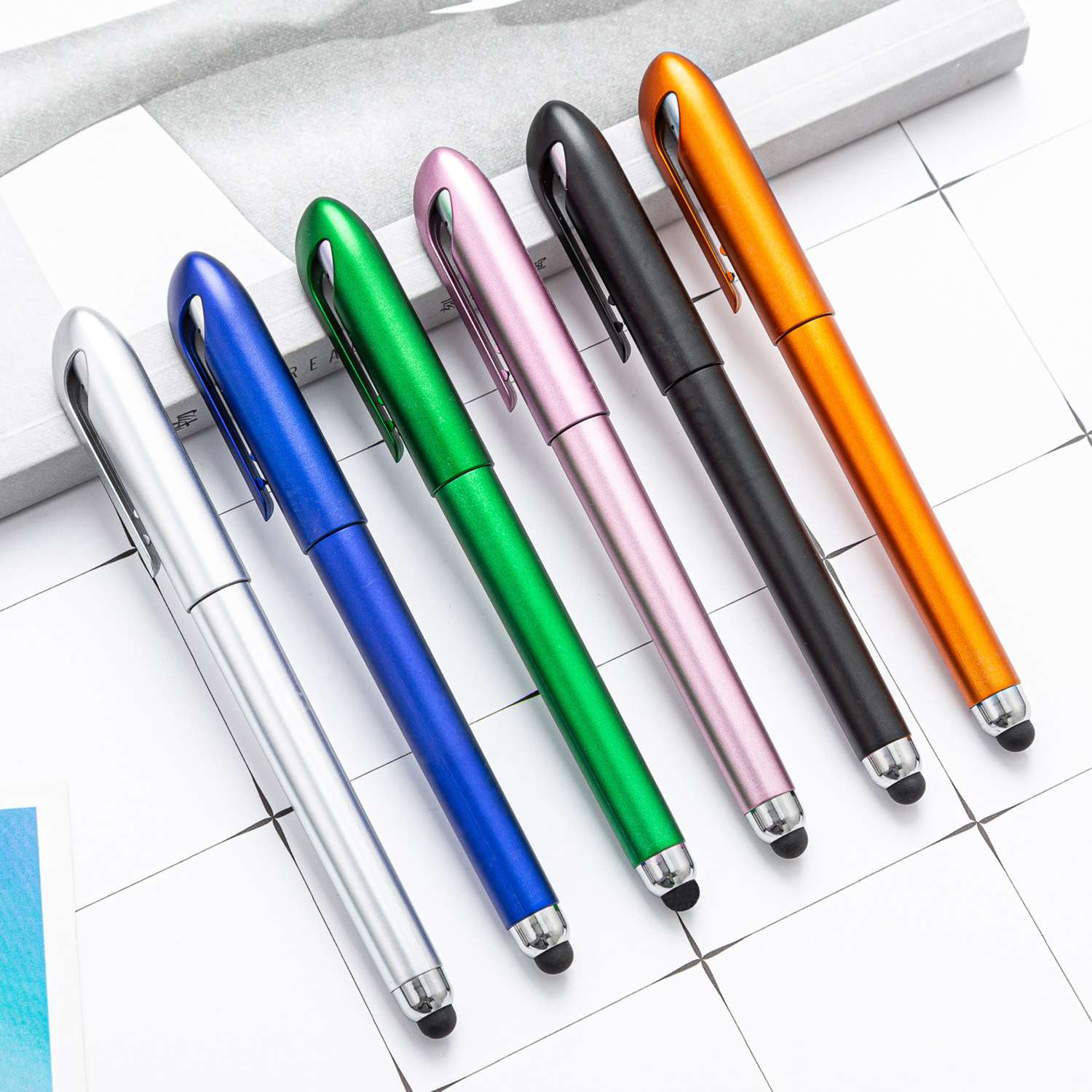 Plastic Stylus Ballpoint Pen 2
