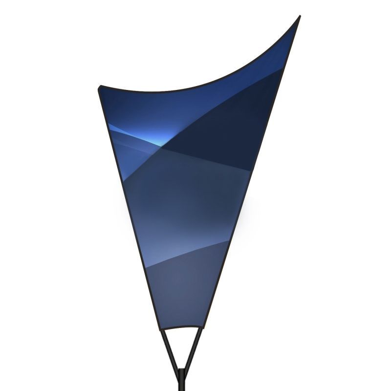 Bullet II Flag™ - Advertising Arrow Shaped Surfer Flag, 5' 3