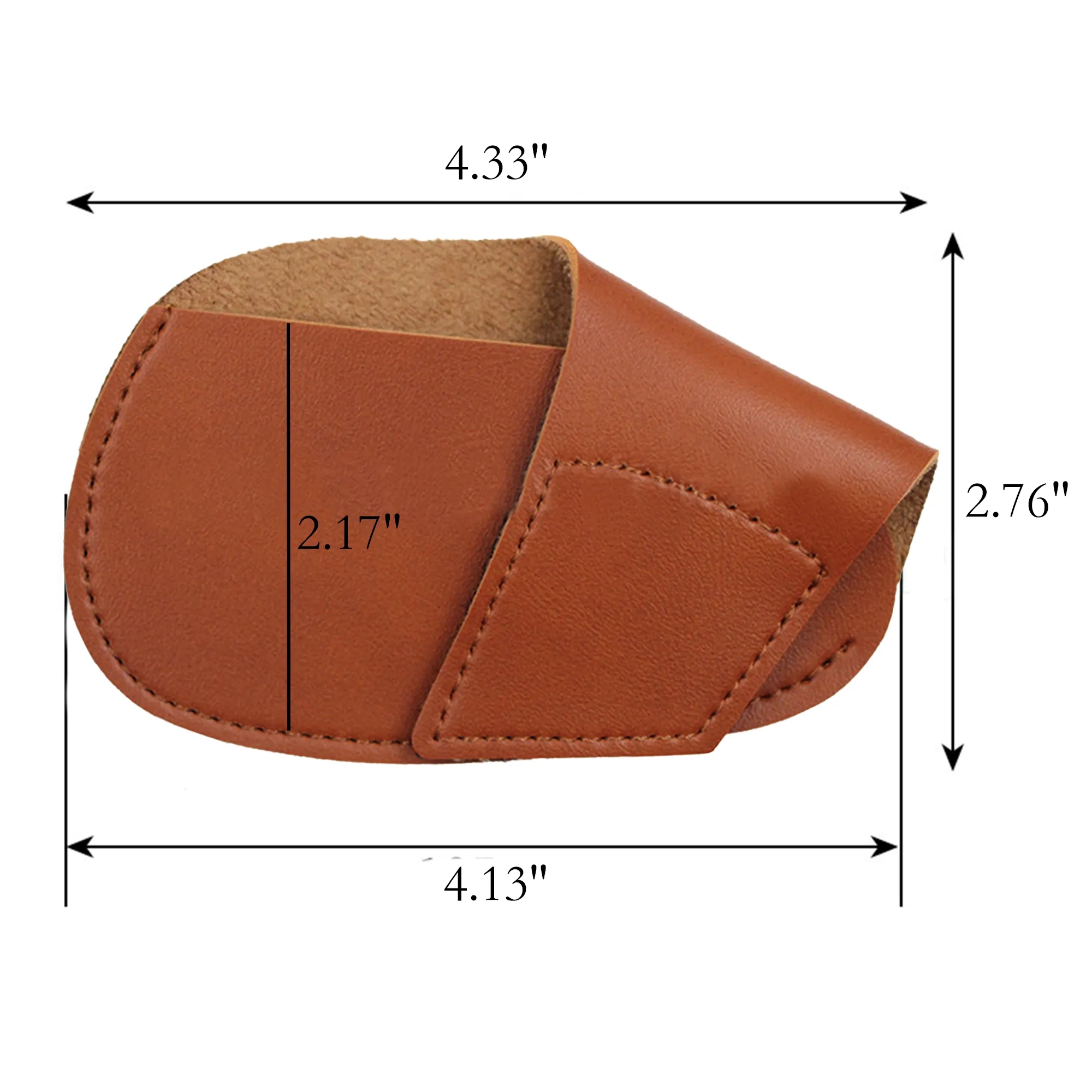 4.3" x 2.8" PU Leather  Golf Iron Head Cover. 2