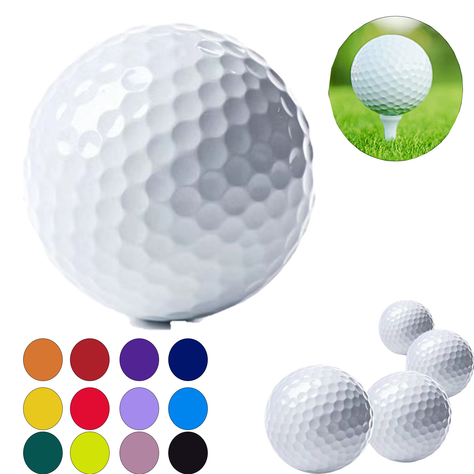 Golf Double Rubber Ball 2