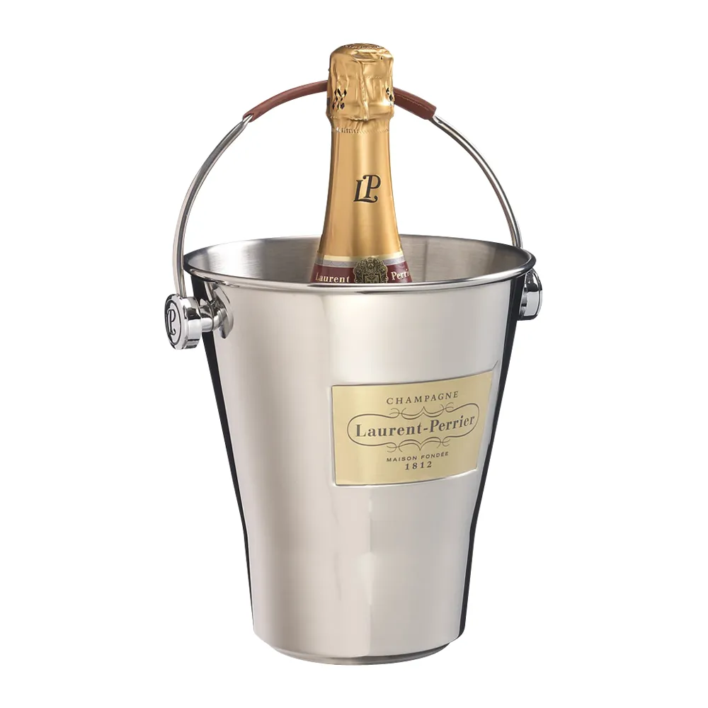 Large Metal Perrier Ice Bucket 4