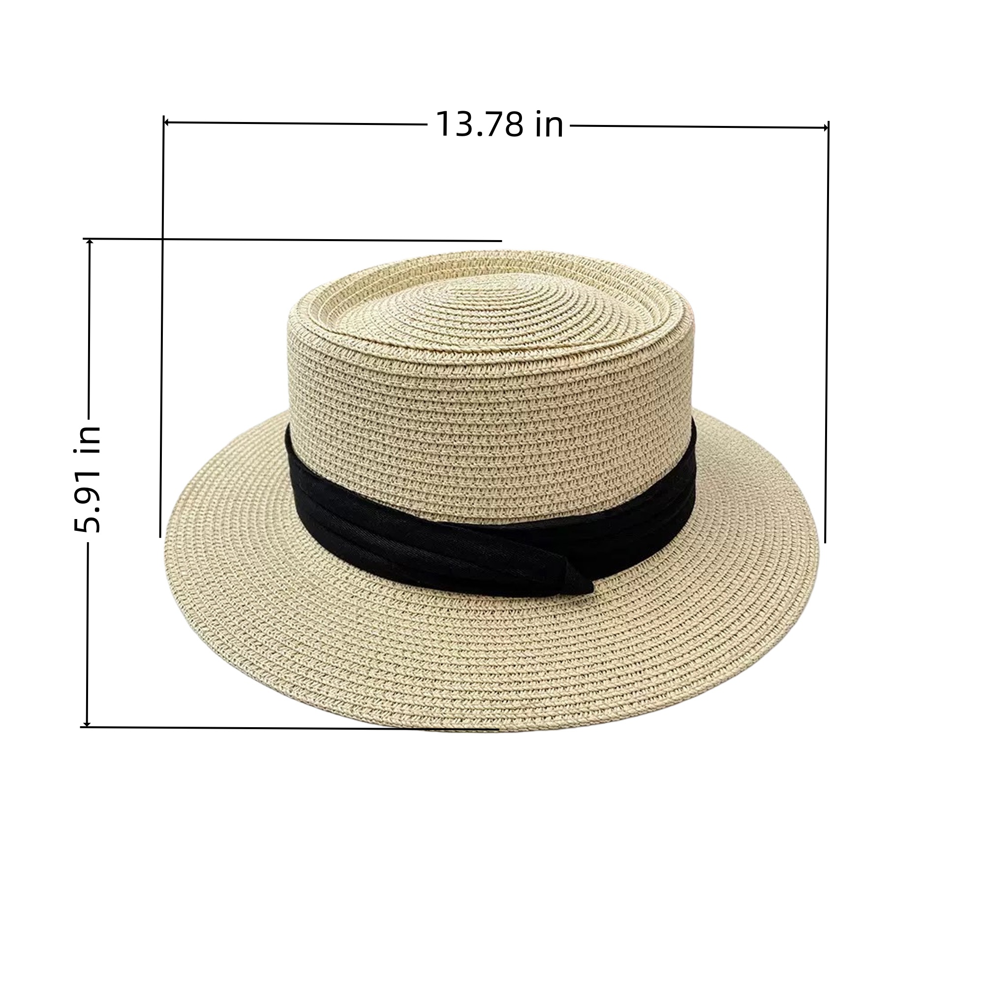 Breathable Unisex French Flat Top Hat 3