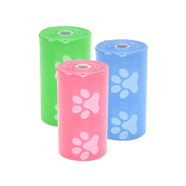 Paw Print Pet Waste Bag Dispenser Refill 2