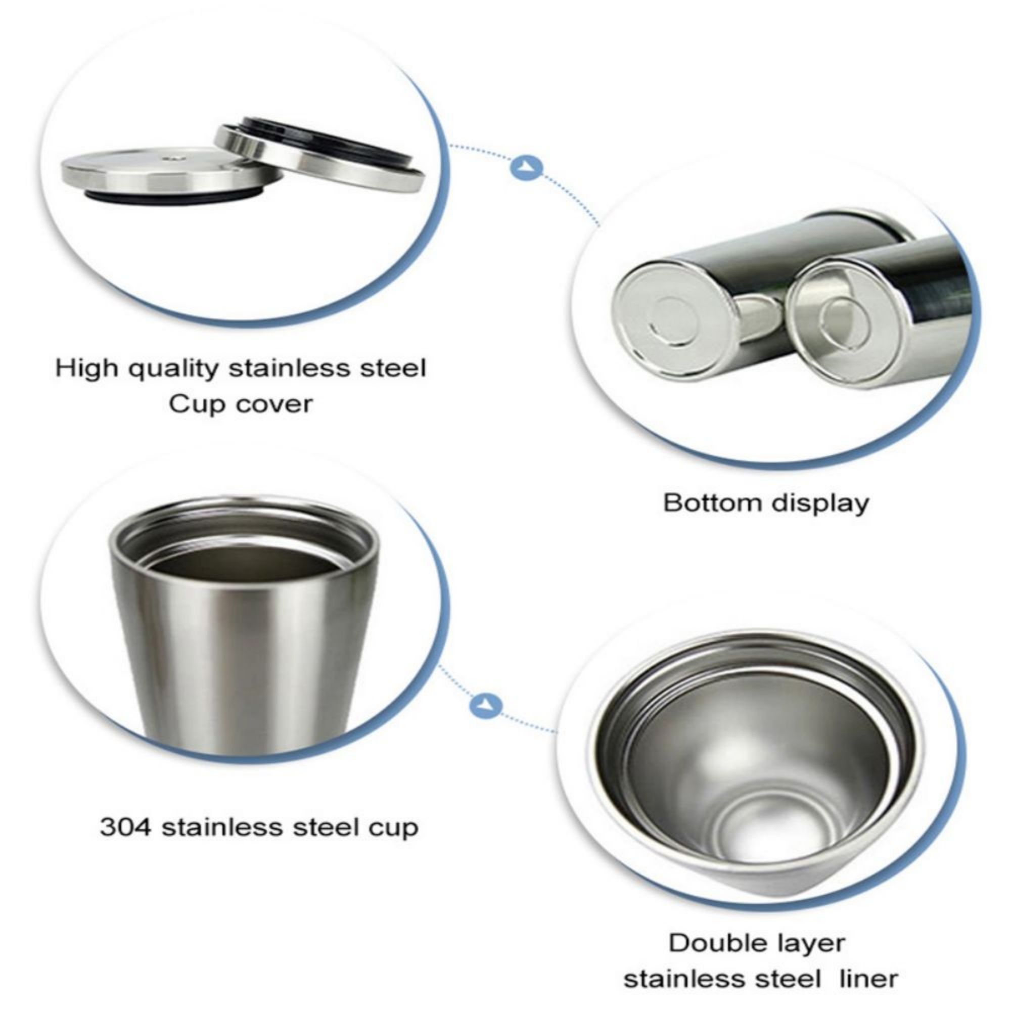 17oz Portable Stainless Steel Bottle 1