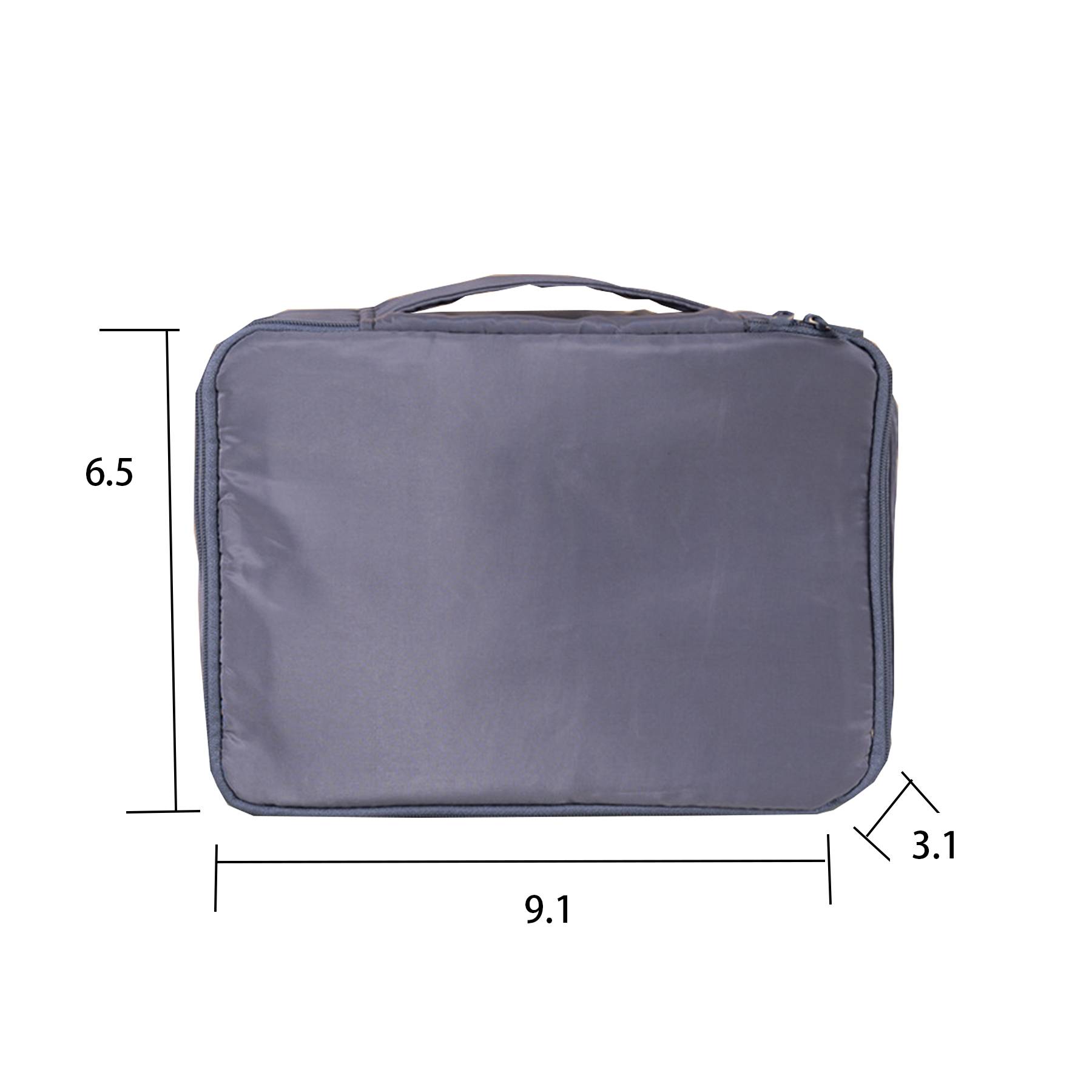 Polyester Waterproof travel makeup Cosmetic bag 3
