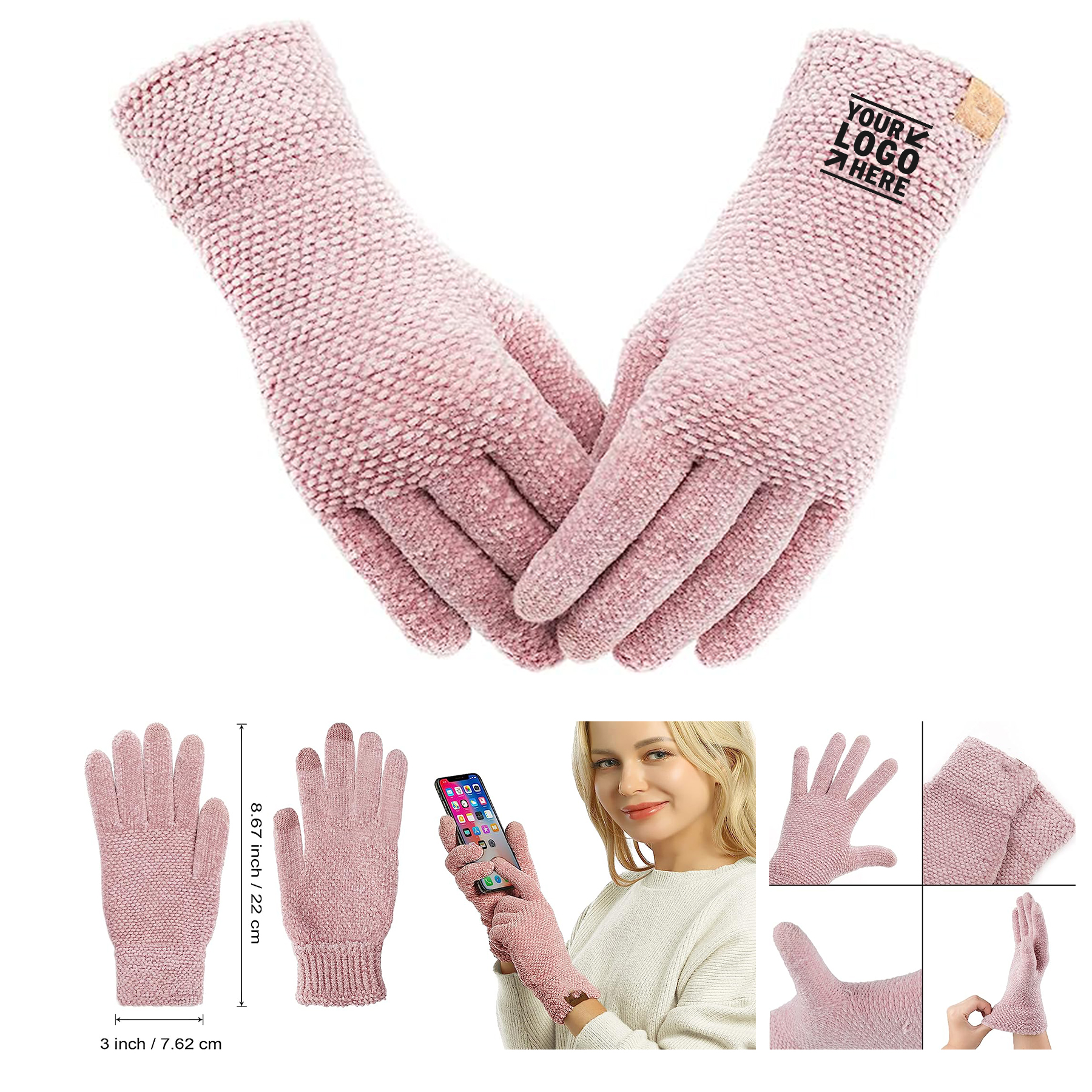 Women Winter Touchscreen Gloves