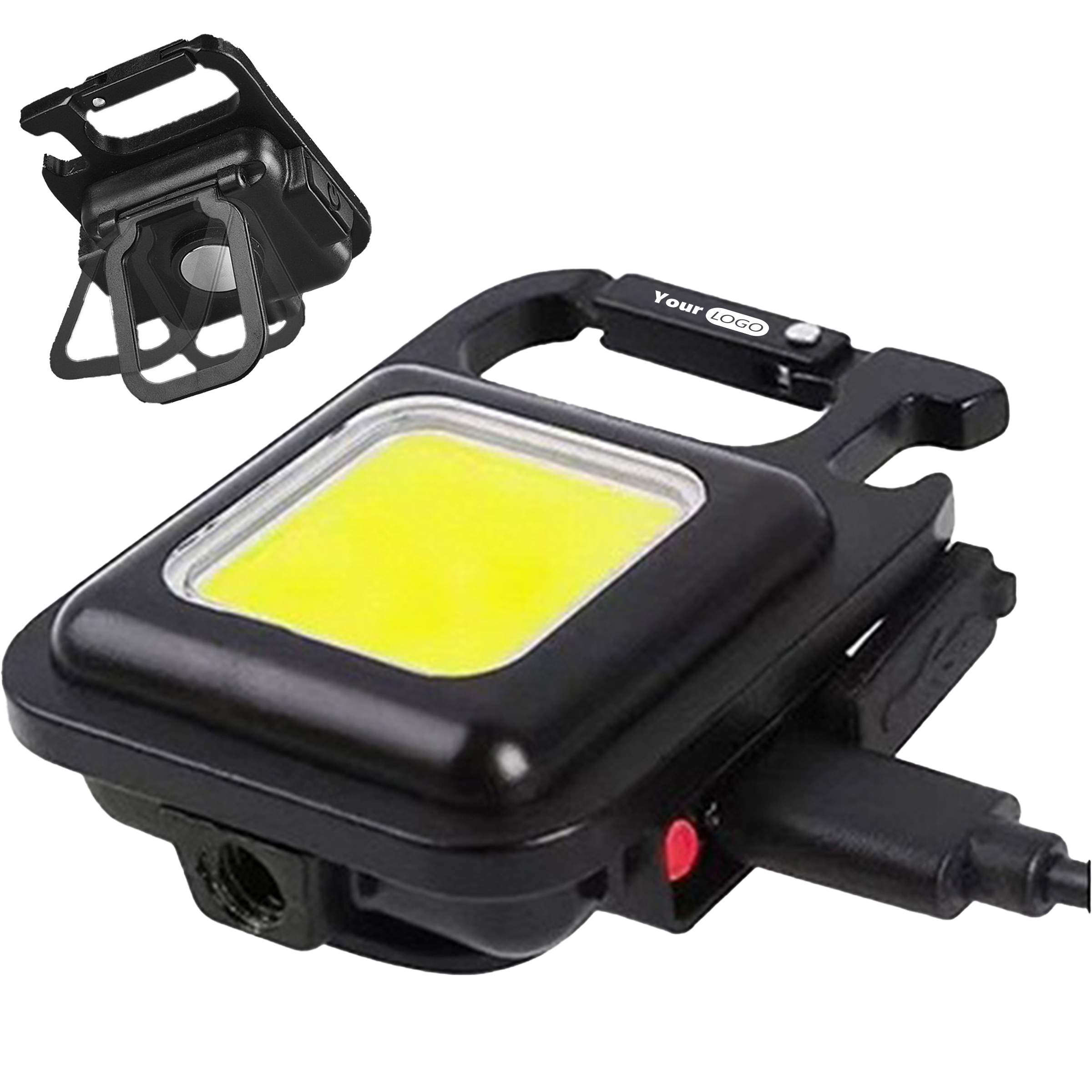 Aluminum Multi Functional Emergency Light Keychain 2
