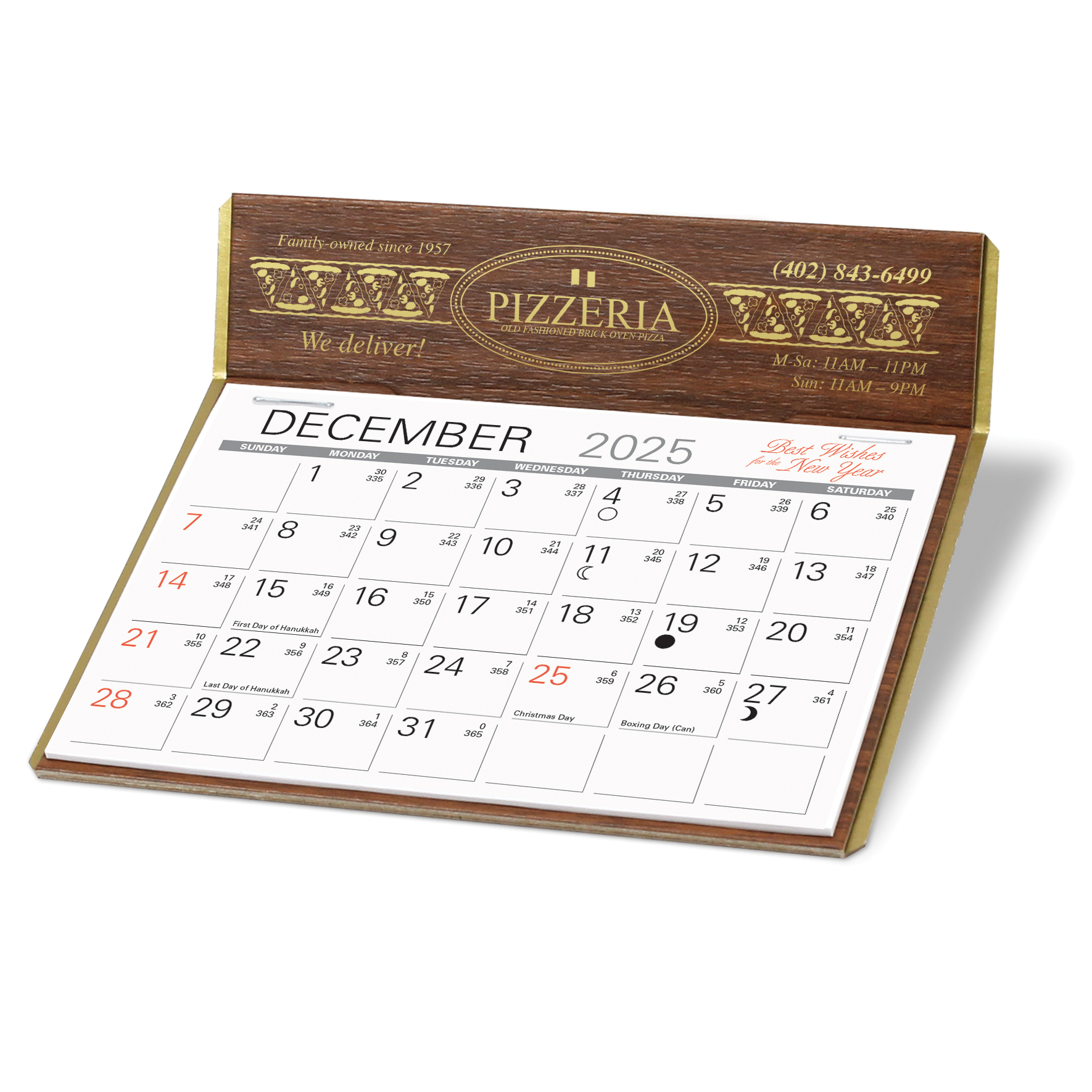 Charter Desk Calendar 7