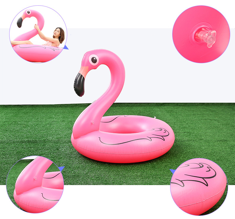 Inflatable Pool Float Tubes with Unicorn and Flamingo design 7