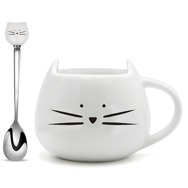 Ceramic Cat Coffee Mug 4