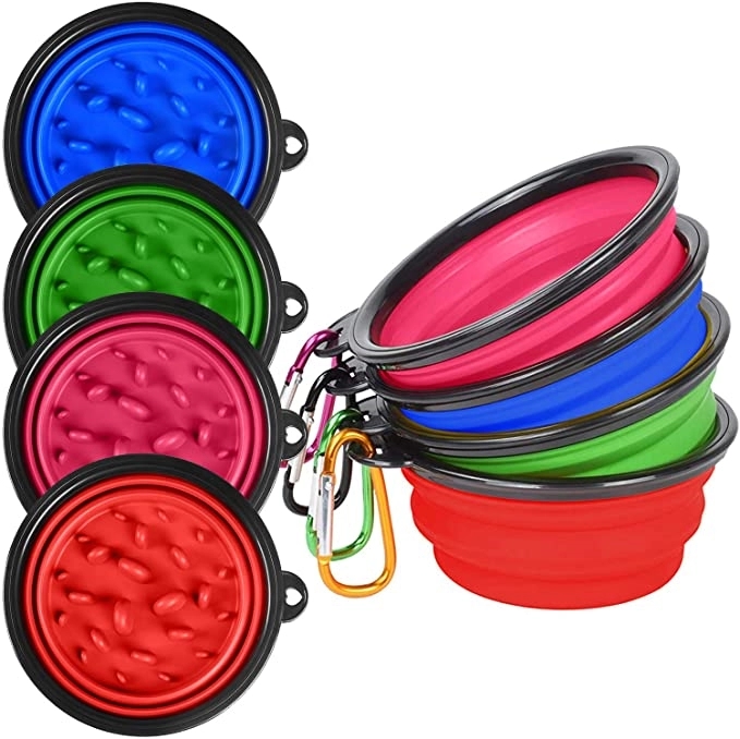 Collapsible Foldable Slow Feeder Pet Dog Cat Puppy Silicone 3