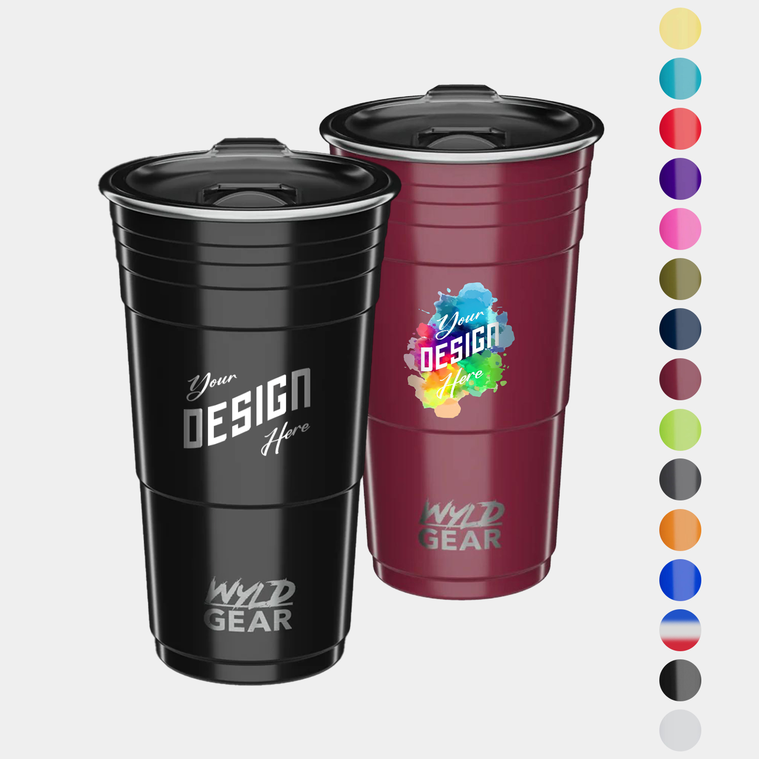 16 oz Wyld Gear® Stainless Steel Vacuum Insulated Party Cup 2