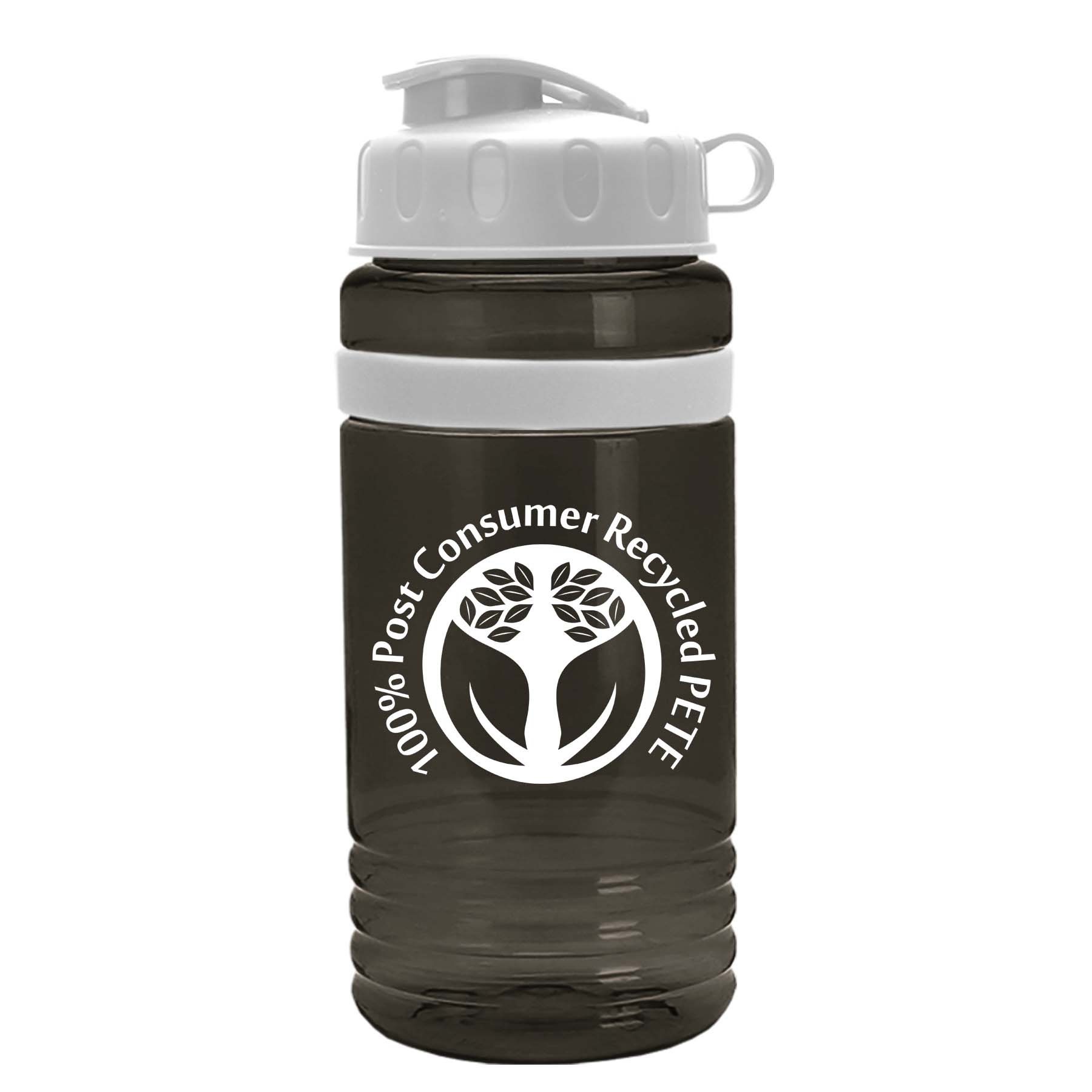20 oz. UpCycle rPET Bottle With Flip and Grip Band 2