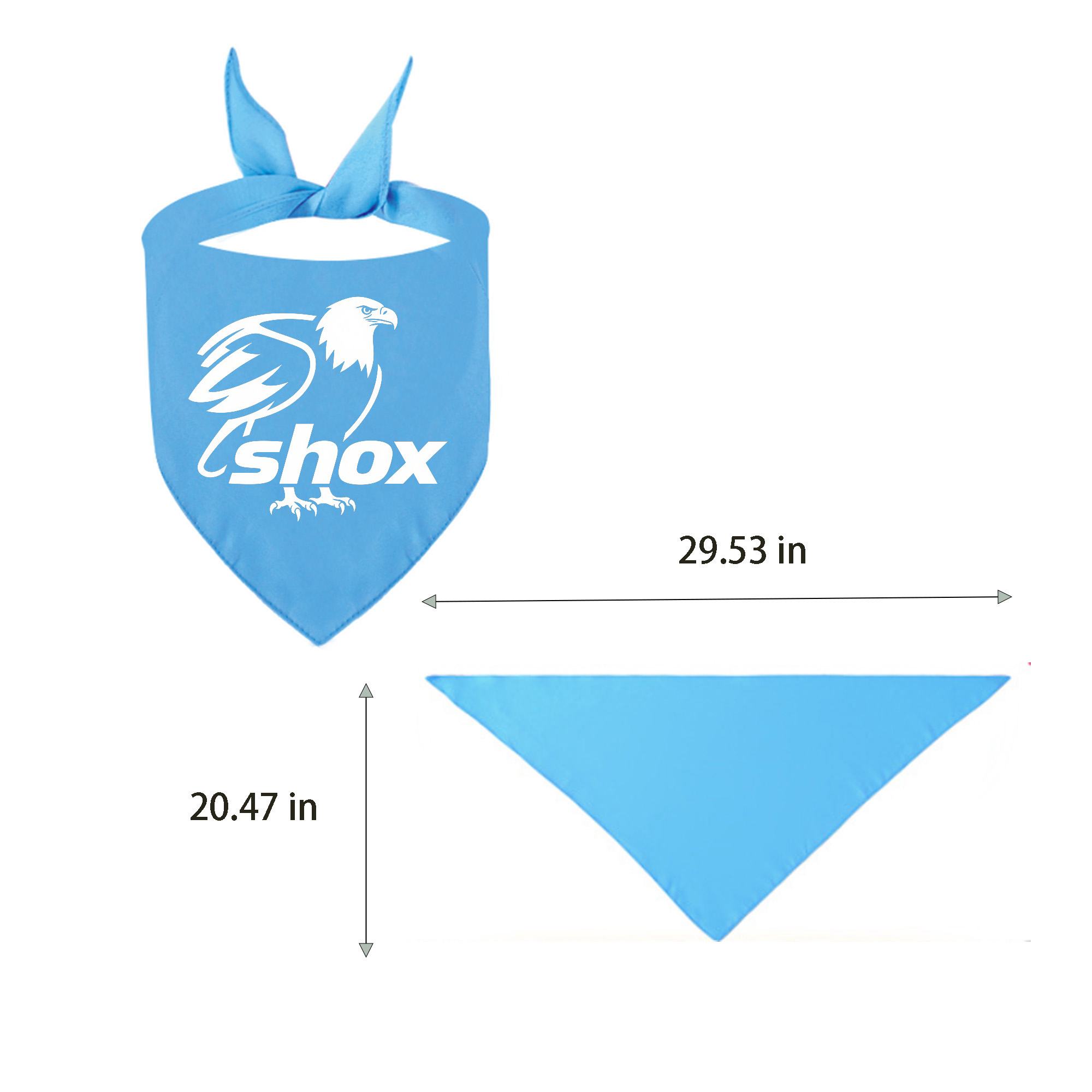 MOQ 20 Pet Gog Polyester Saliva Towel Triangle Scarf 2