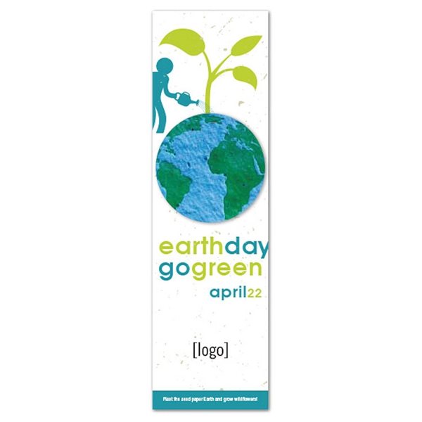 Seed Paper Shape Bookmark 4