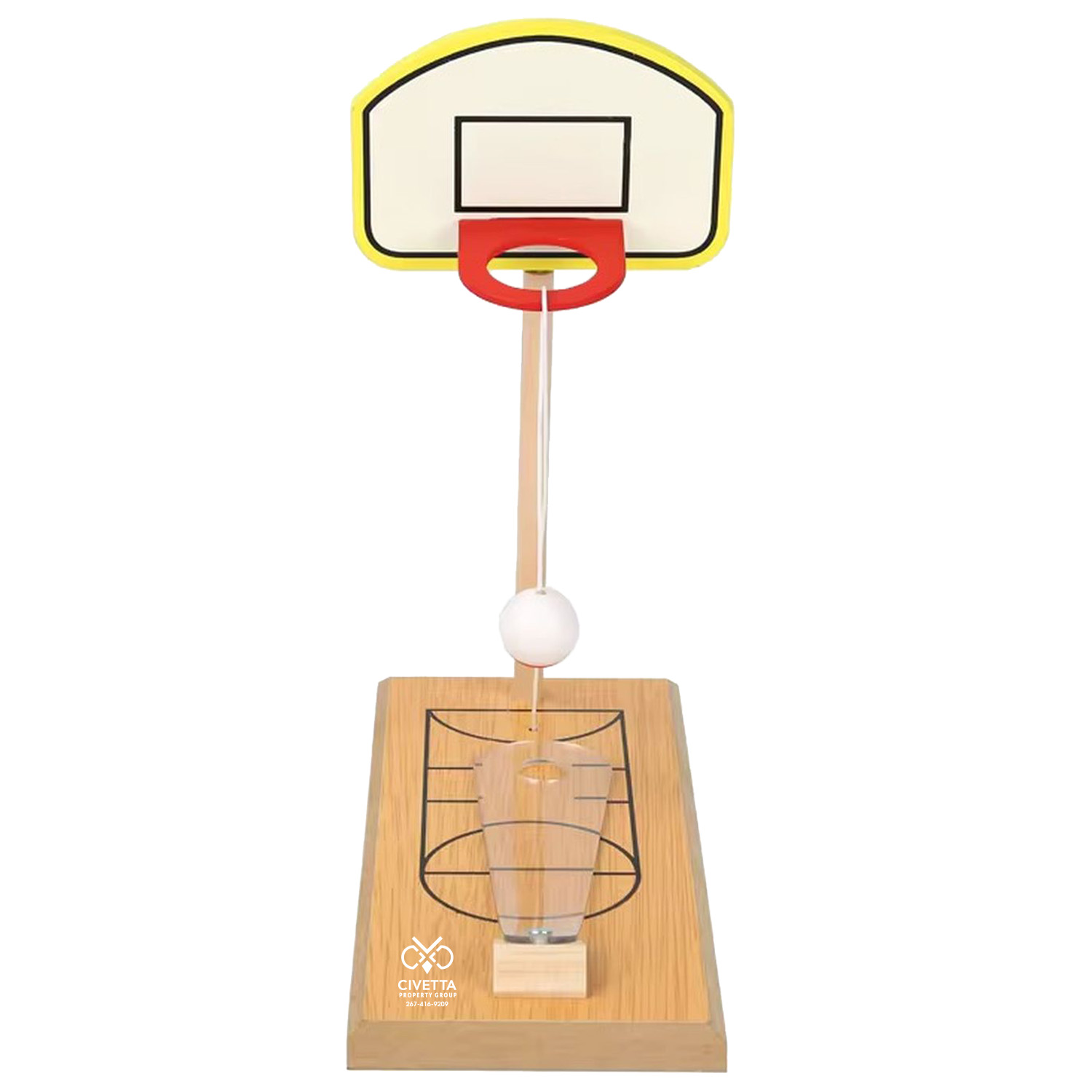 Mini Wooden Desktop Basketball Game — view 1 of 3