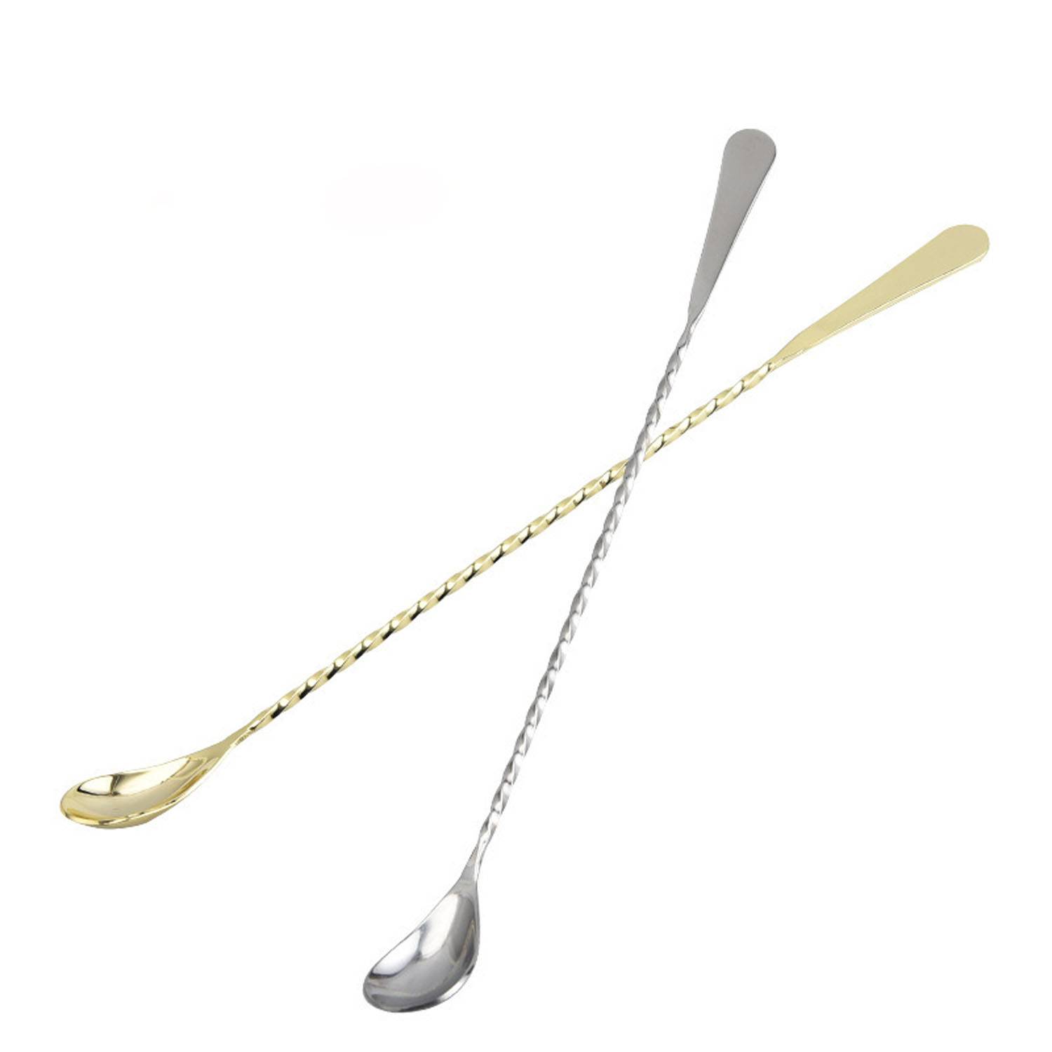 Stainless Steel Cocktail Mixing Spoon w/ Long Handle 6