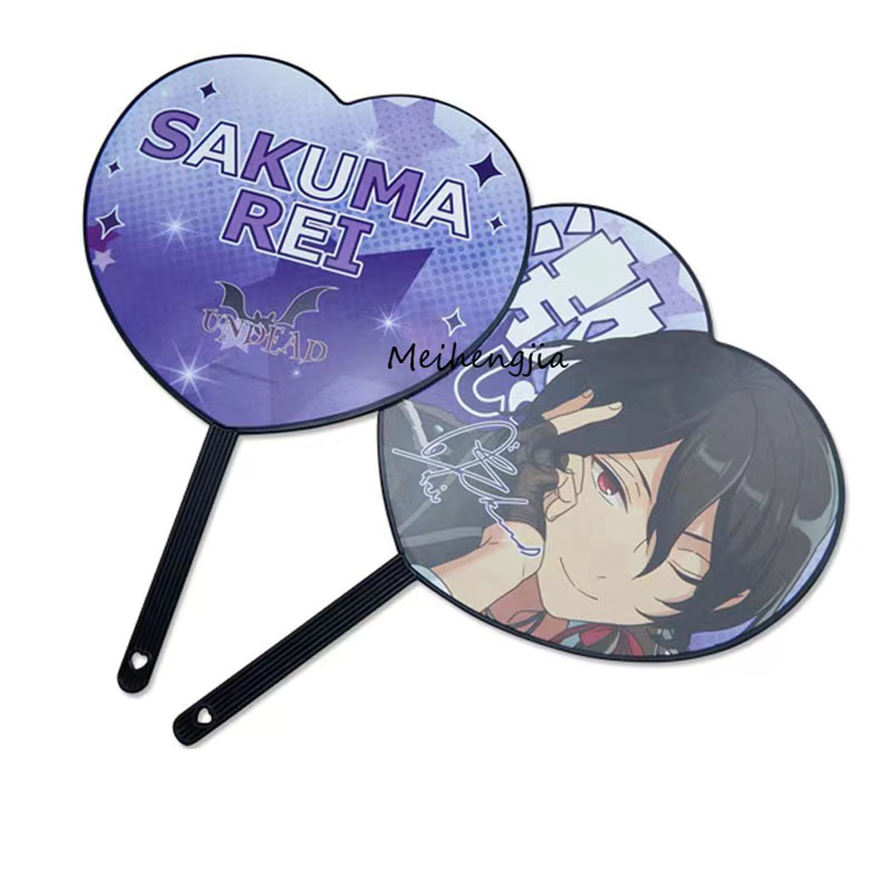 Customizable Heart-Shaped Support Fan 2