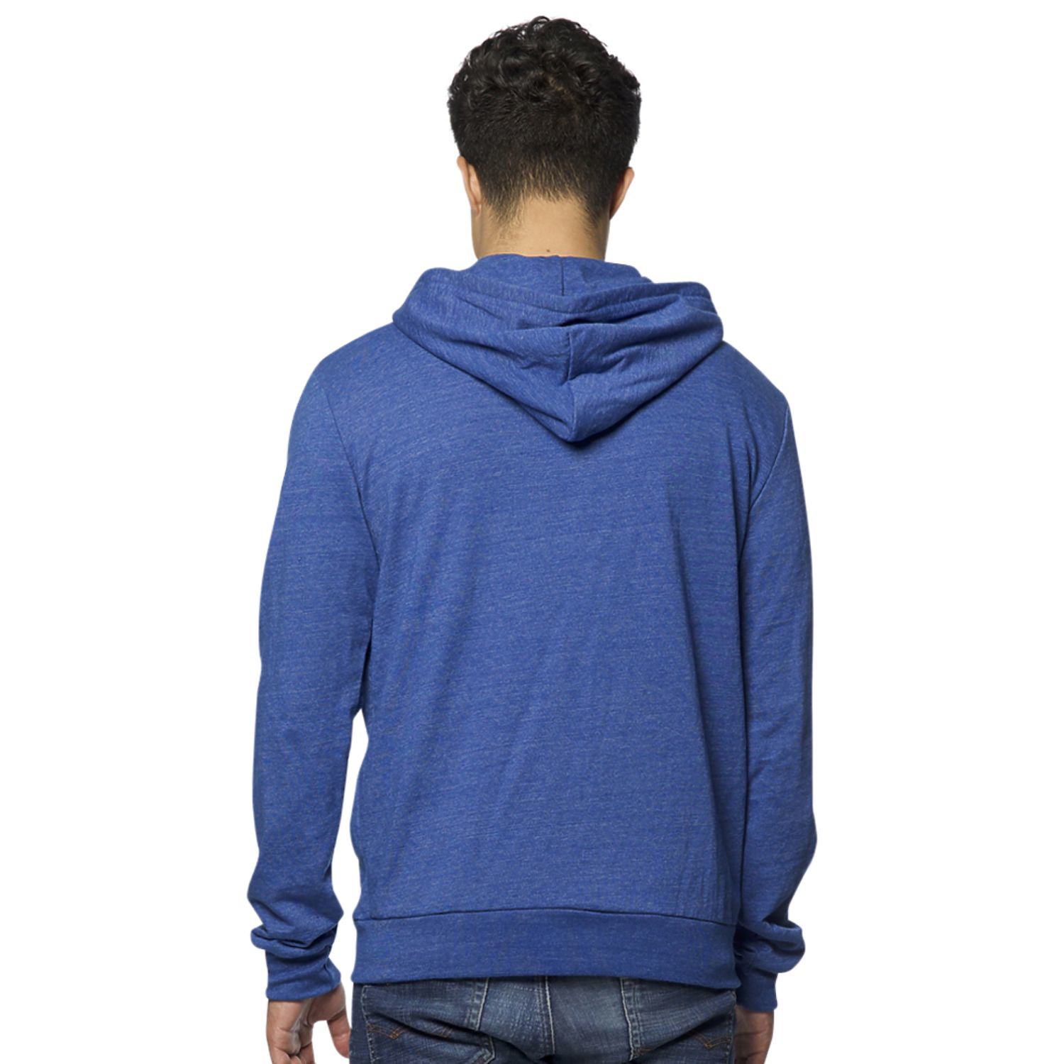 USA Made Unisex Eco Triblend French Terry Full Zip Hoodie 3