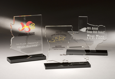 State Shapes Acrylic Award 2