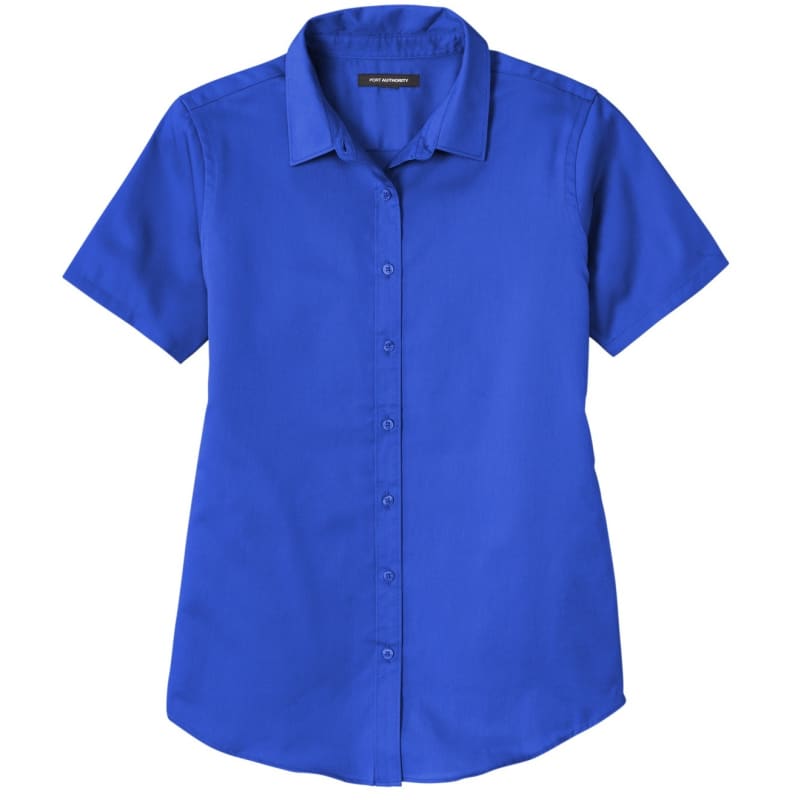 Port Authority Ladies Short Sleeve SuperPro React Twill Shirt. 71
