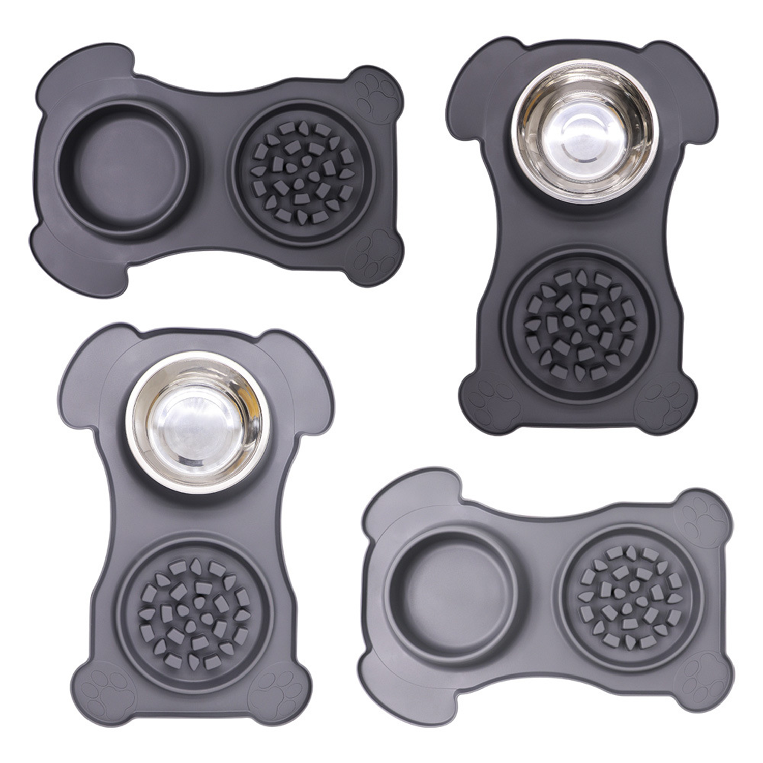 Non Skid Silicone Dog Bowl 4