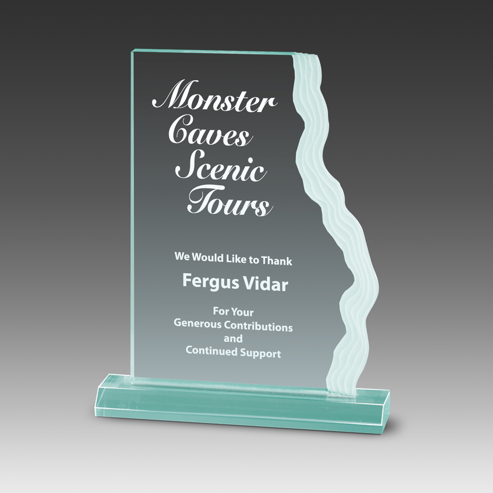 Wave Edge Waterfall Award (6"x8") 1