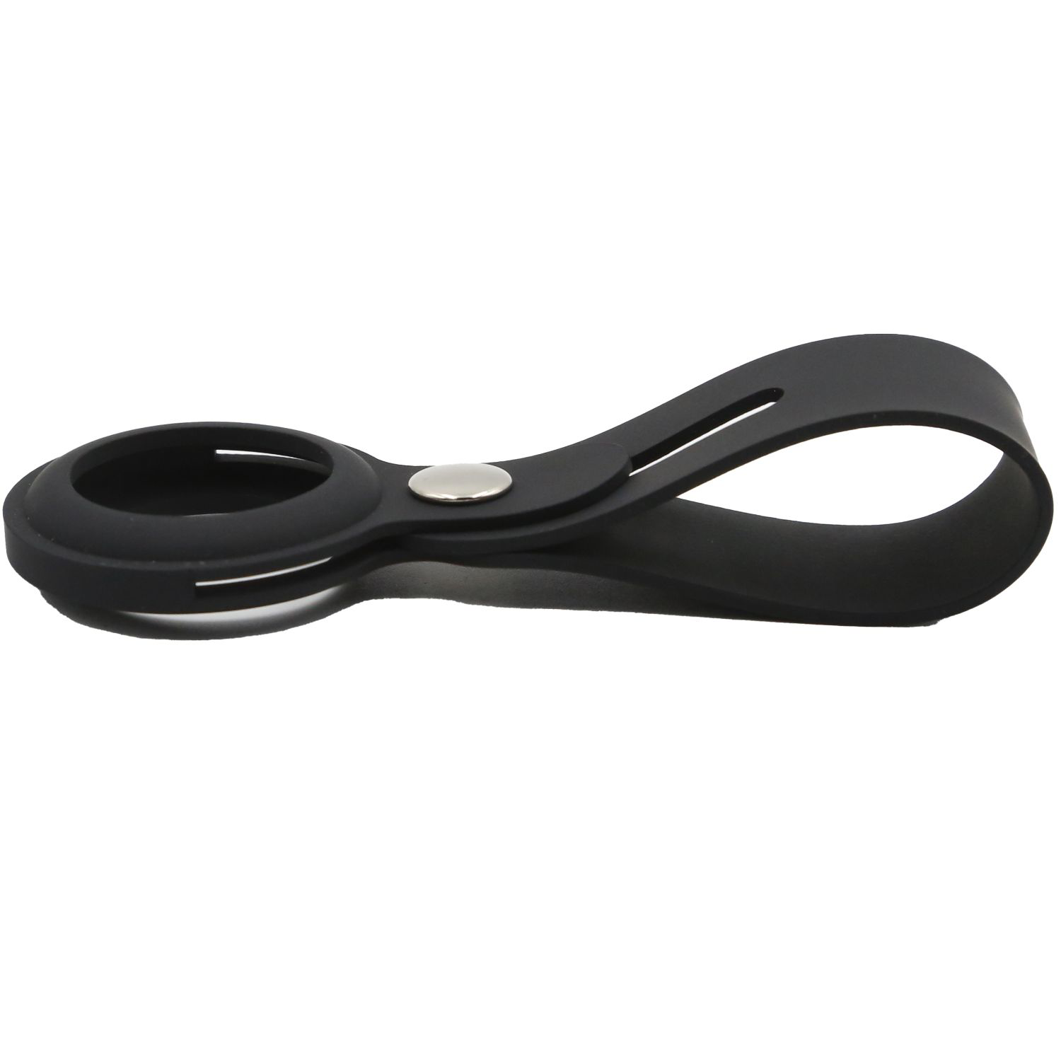 Silicone AirTag Holder w/Button Closure Custom Airtag Keeper 3
