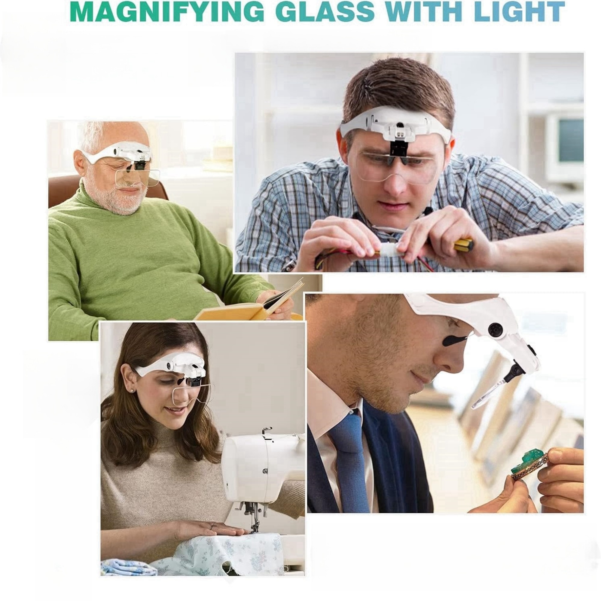 Headset Magnifier With Light 2