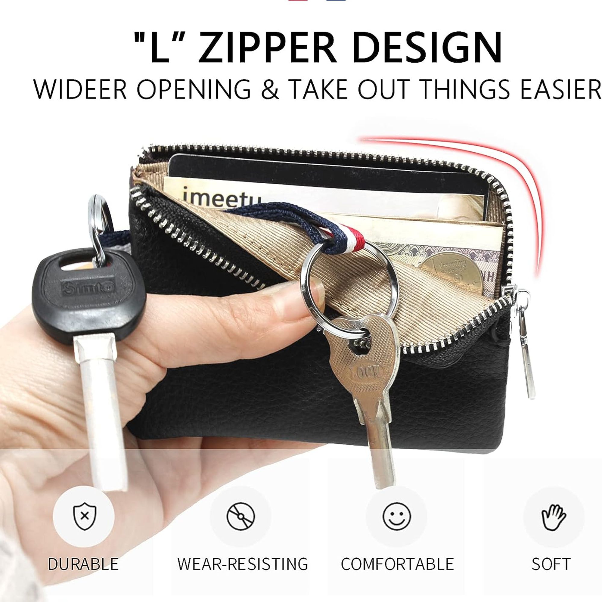 Leather Coin Purse Wallet 4
