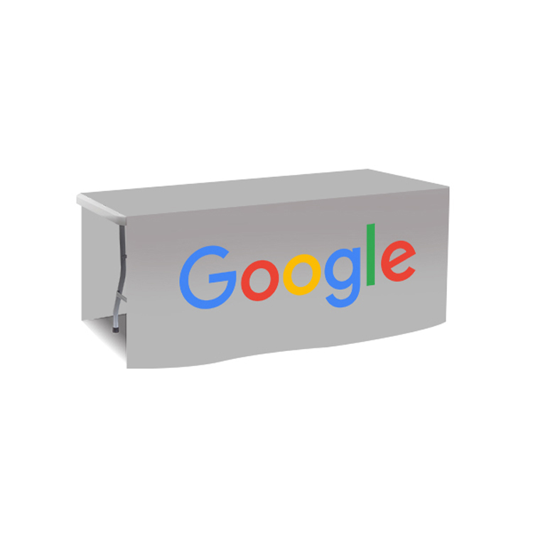 72 in. x 88 in. PolyKnit™ Table Drop (Full Color Logo) 6