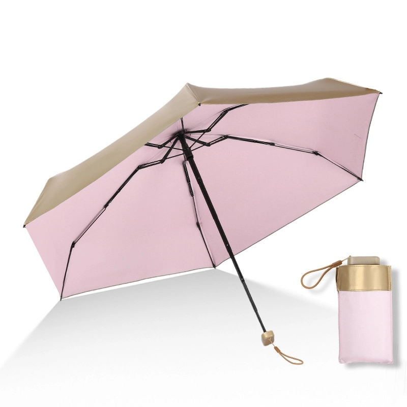 Travel Mini Folding Umbrella for Rain & Sun Protection 18