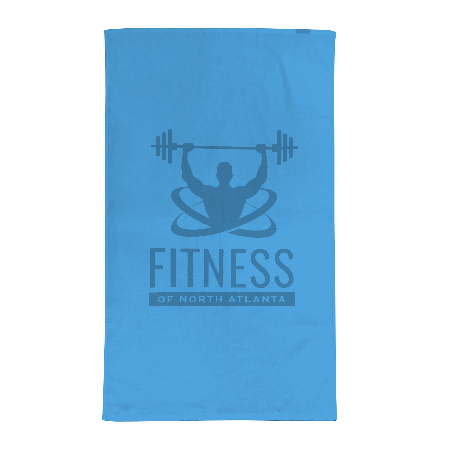 Fitness Terry Velour Towel Dobby Hem 8