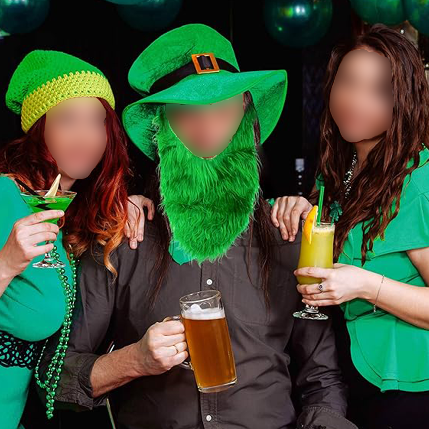 St Patricks Day Beard Hat 5