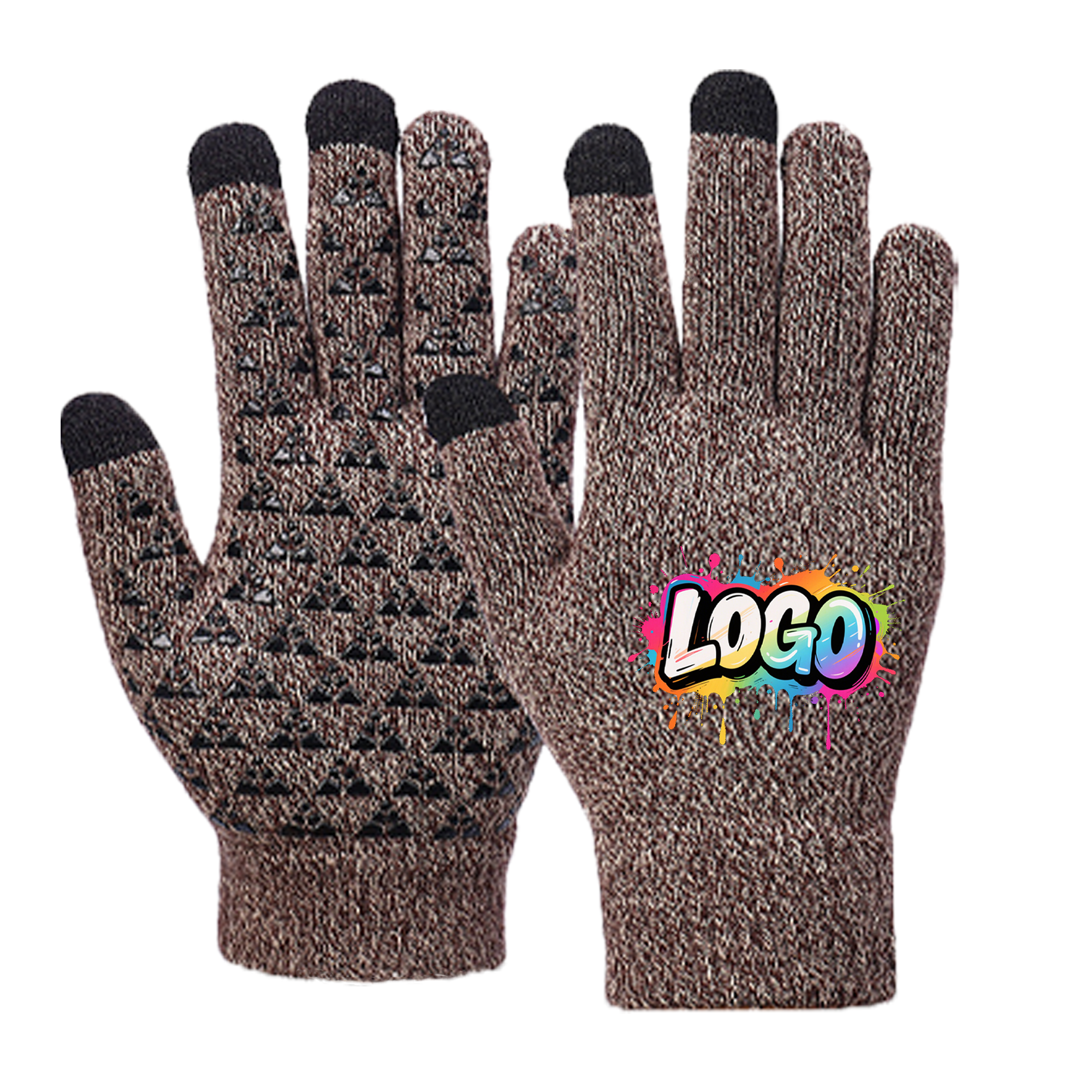 Winter Warm Knit Touchscreen Gloves 3