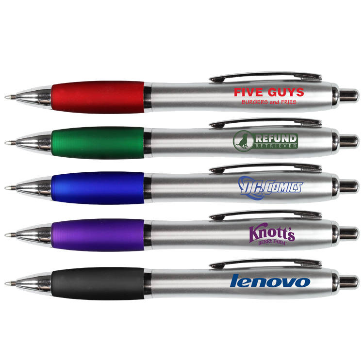 Silhouette Satin Grip Pen - Blue Ink 9
